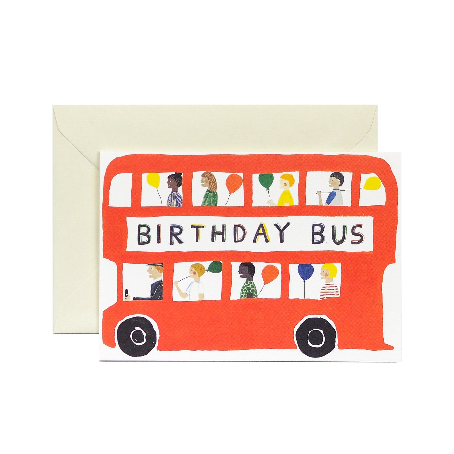 HADLEY PAPER GOODS Birthday Bus Card