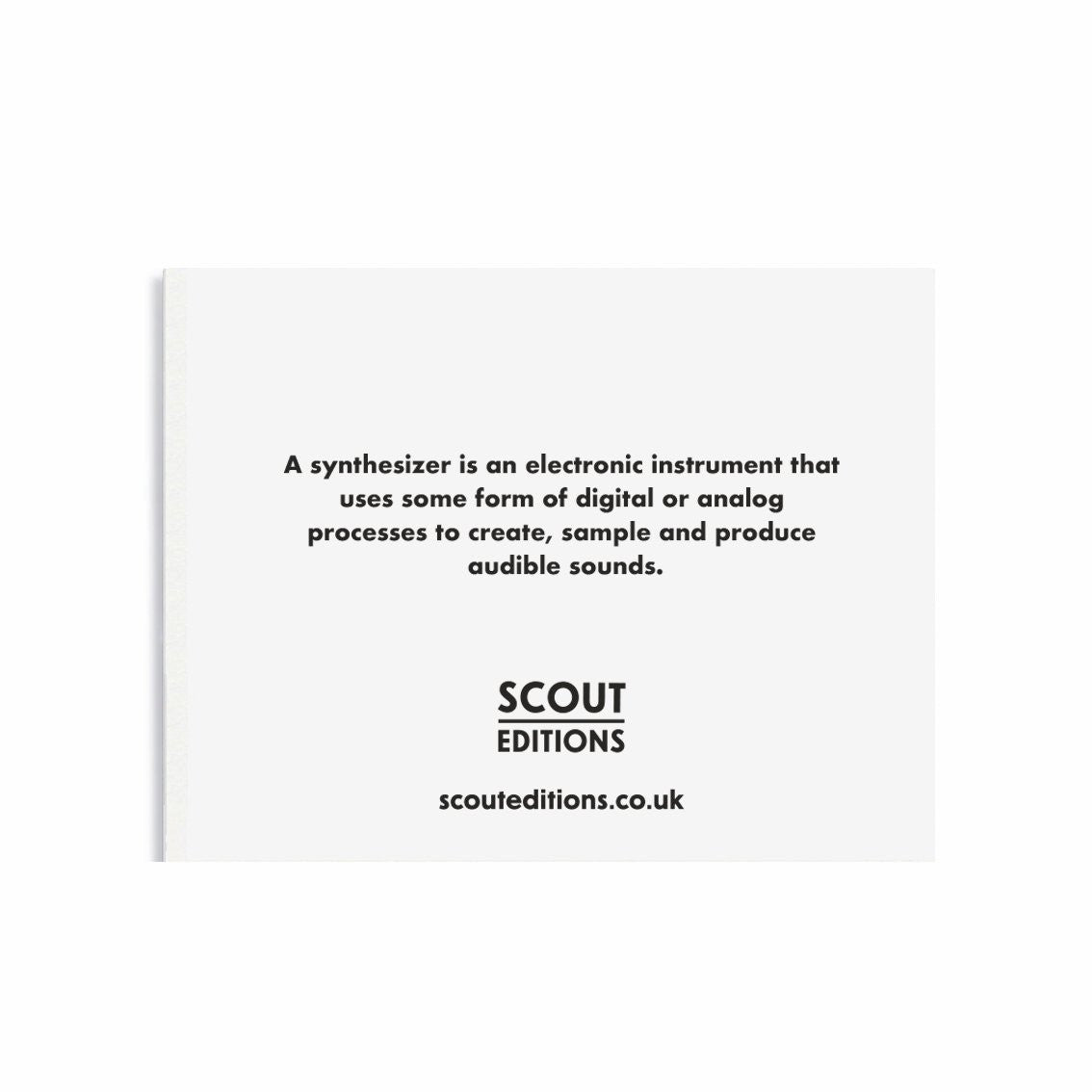 SCOUT EDITIONS Keyboard Card