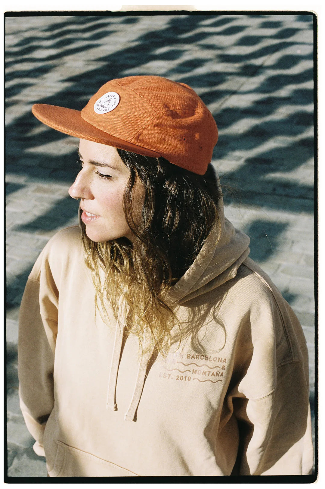 LASER BARCELONA Burnt Orange 5 Panel Barceloneta Cap