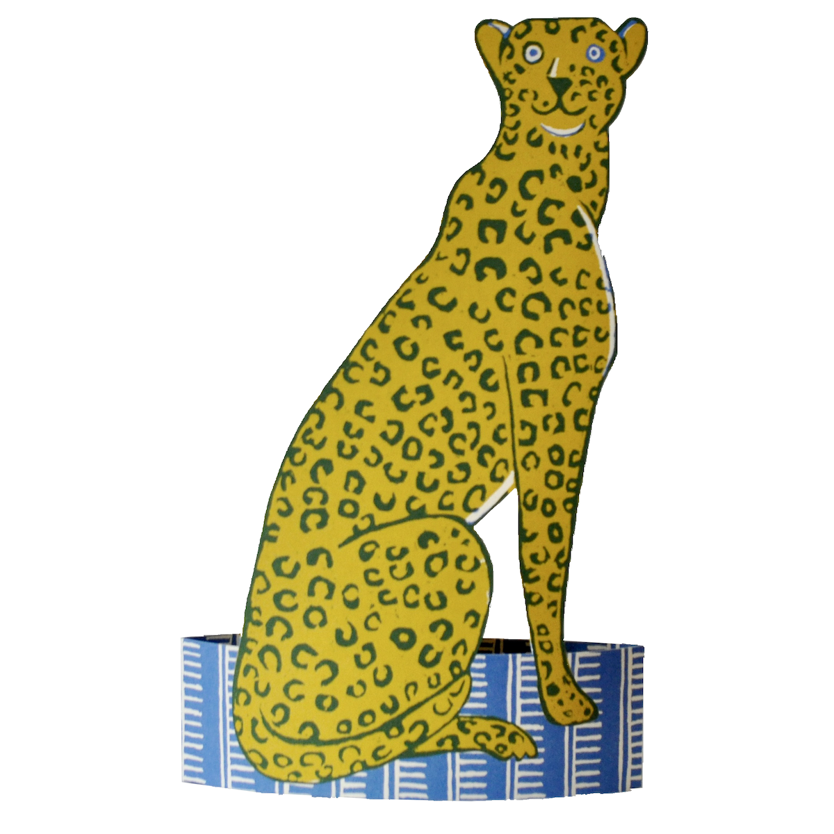CAMBRIDGE IMPRINT Cheetah Mantlepiece Card