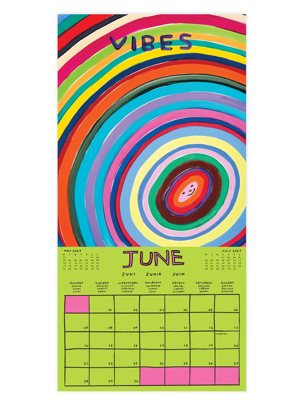 DAVID SHRIGLEY Official 2027 Wall Calendar