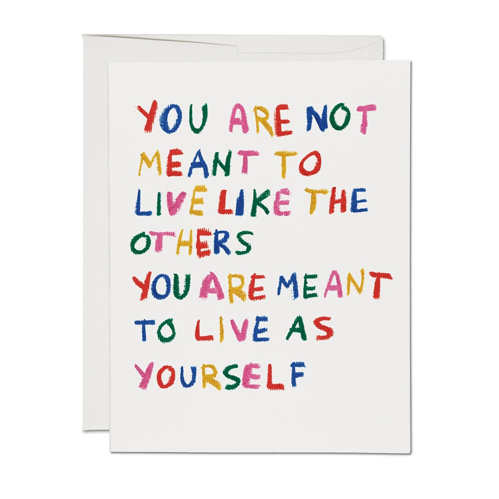 KATIE BENN Be Yourself Card