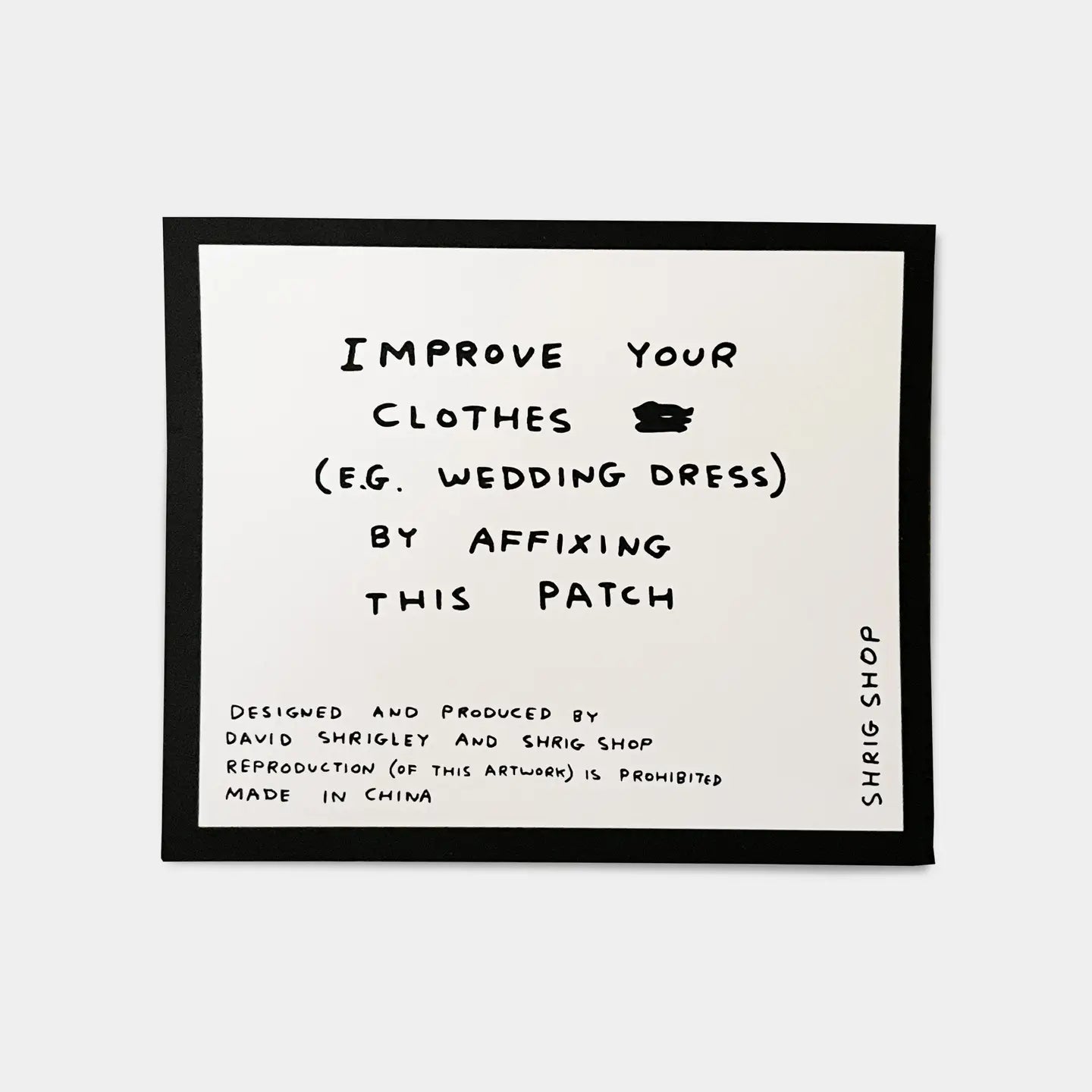 DAVID SHRIGLEY To Hell With Everything Patch