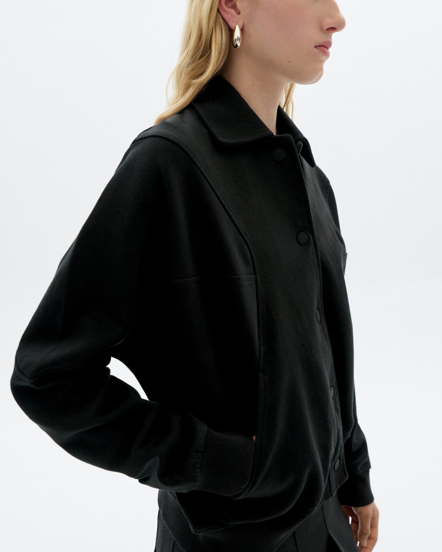 THINKING MU Black Maisie Sweatshirt