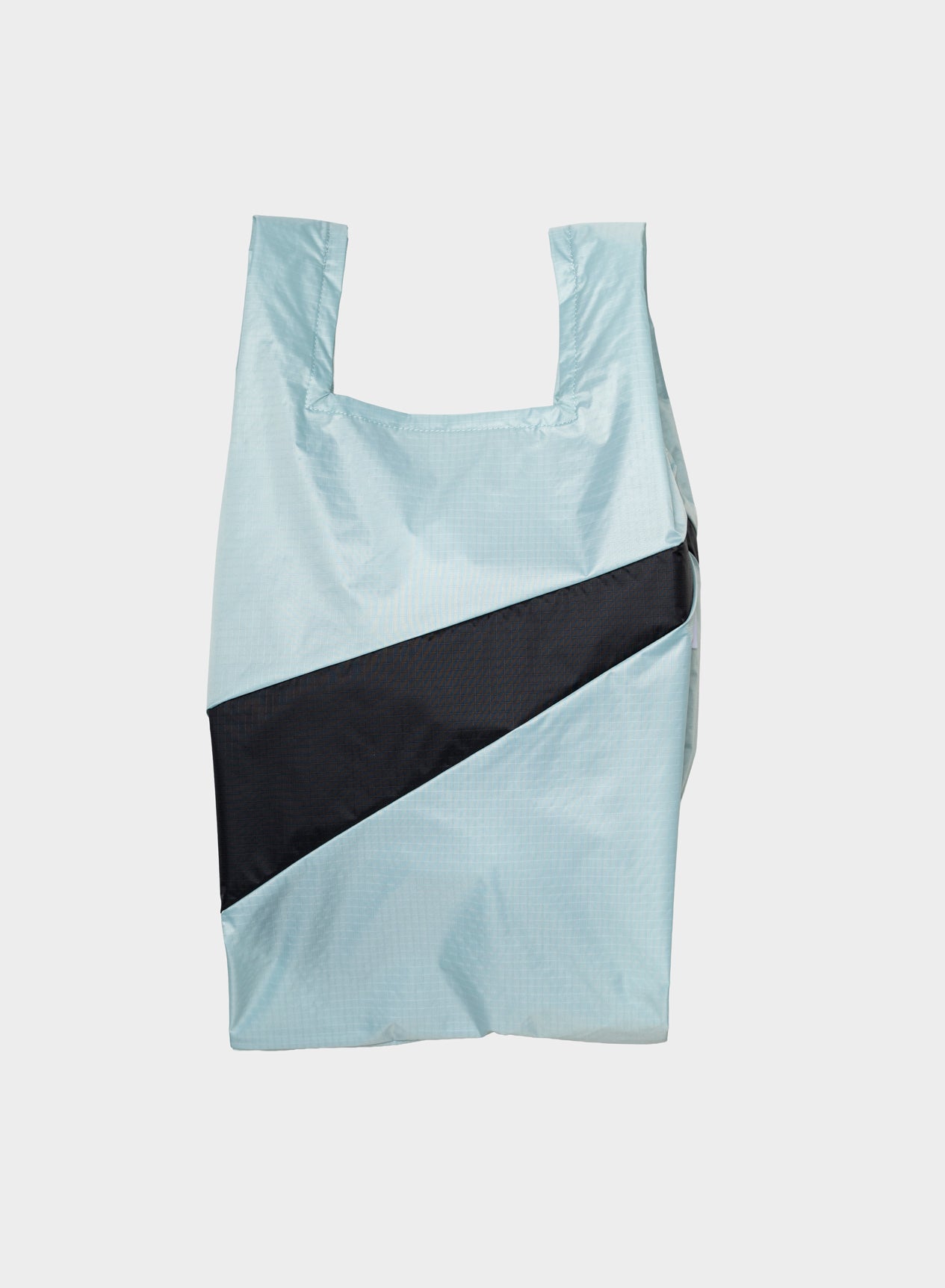 SUSAN BIJL Surf Spray & Black Medium Shopping Bag