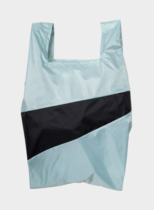 SUSAN BIJL Surf Spray & Black Large Shopping Bag