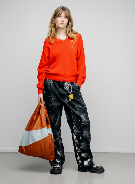 SUSAN BIJL Cinnamon & Surf Spray Large Shopping Bag