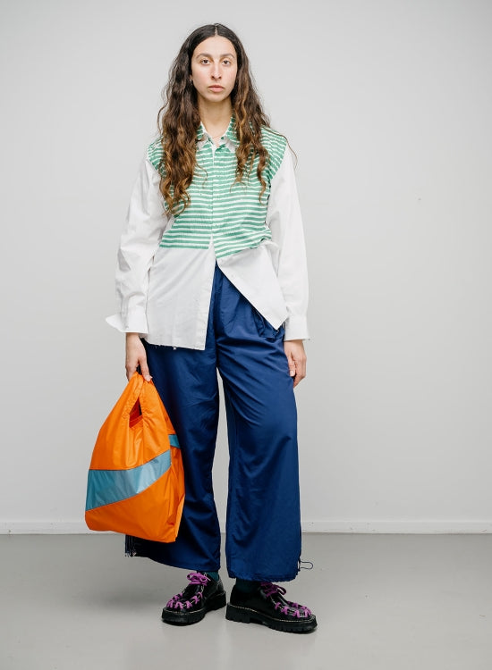 SUSAN BIJL Orange & Ocean Medium Shopping Bag