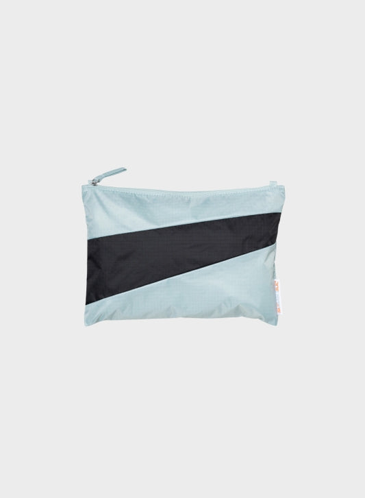 SUSAN BIJL Surf Spray & Black Medium Pouch