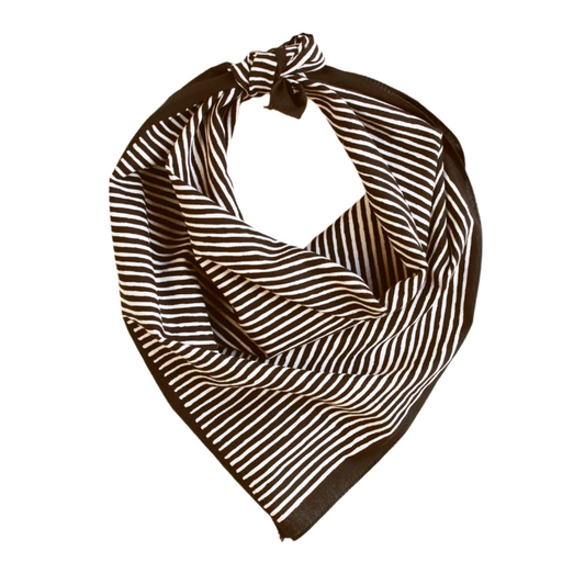 ABRACADANA Brown Striped Bandana