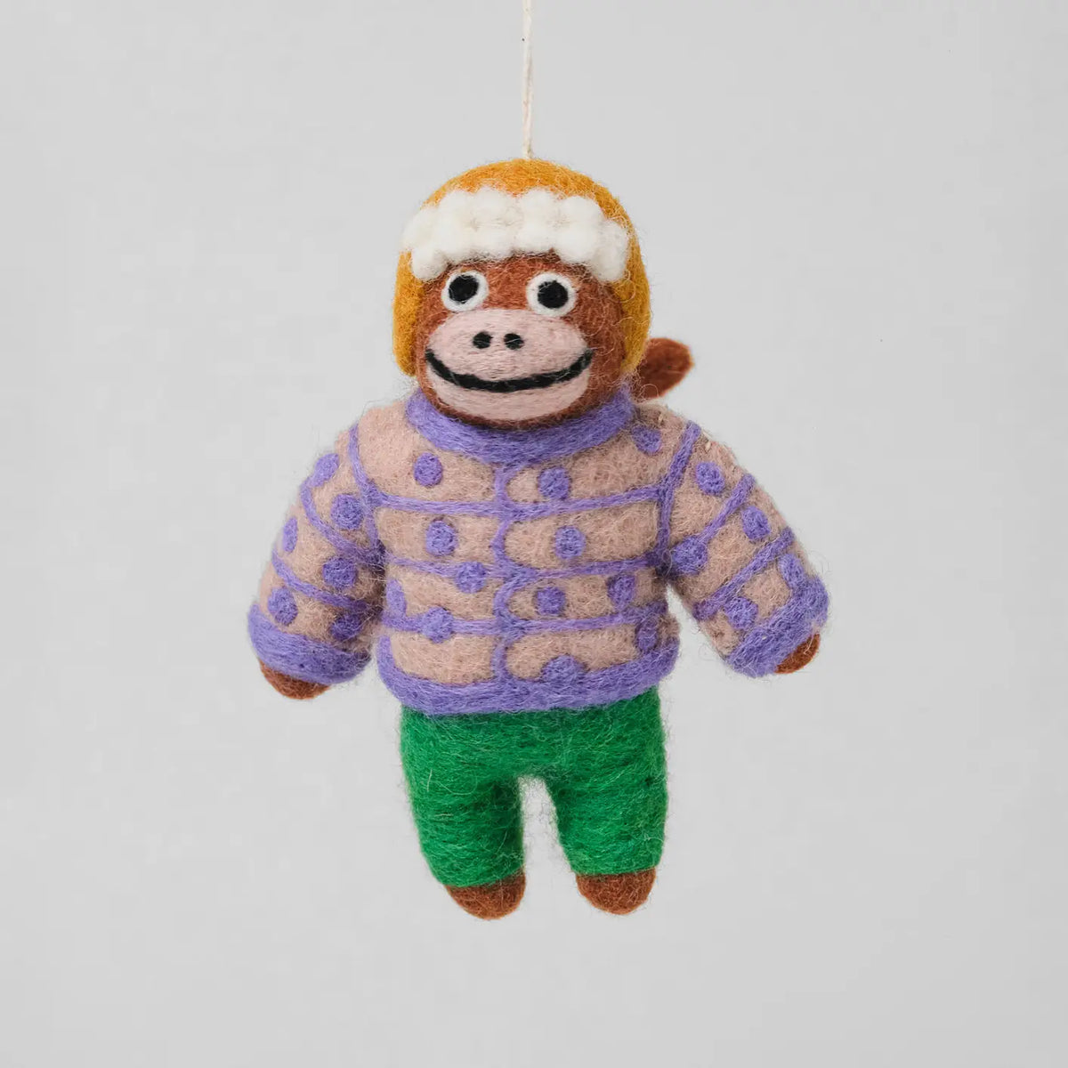 ALICE BOWSHER Monkey Hanging Decoration