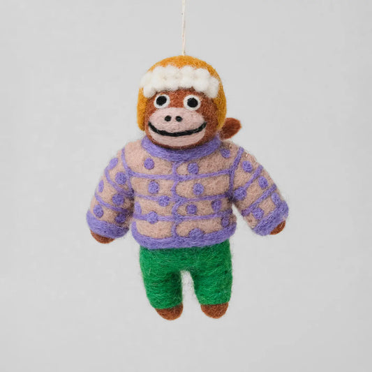 ALICE BOWSHER Monkey Hanging Decoration