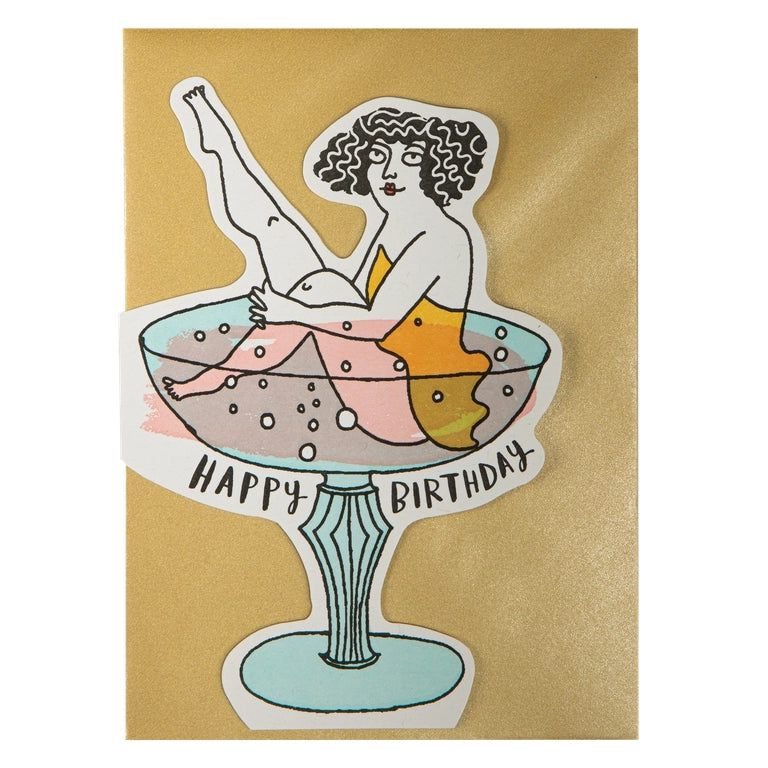 ARCHIVIST GALLERY Birthday Cocktail Card