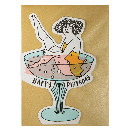 ARCHIVIST GALLERY Birthday Cocktail Card