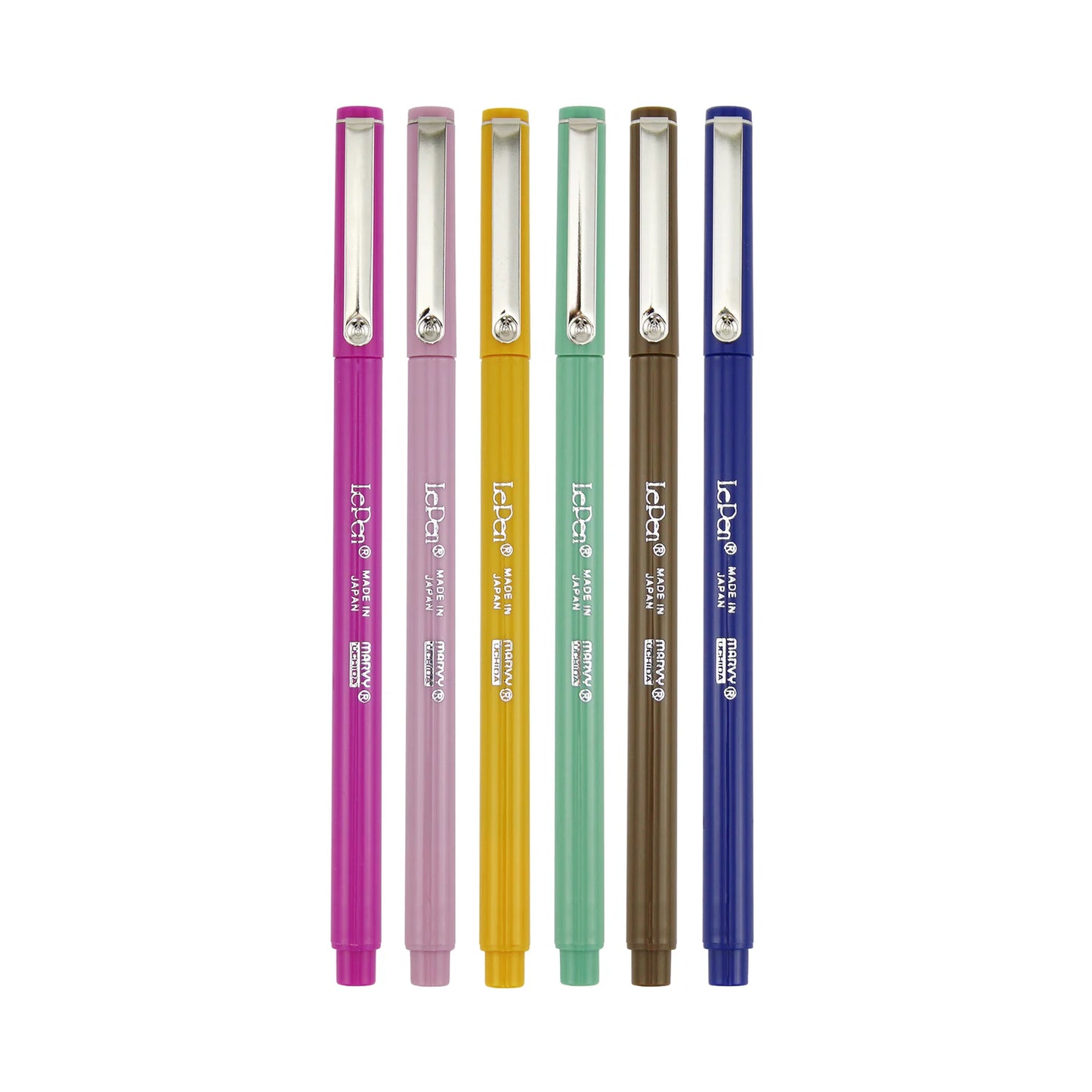 LE PEN Retro Fine Line Pens (6 Colours)