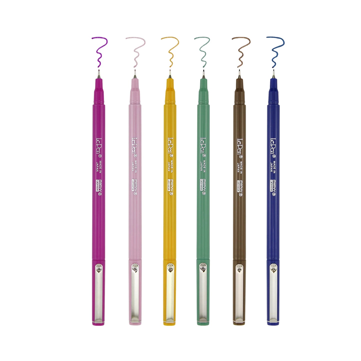 LE PEN Retro Fine Line Pens (6 Colours)