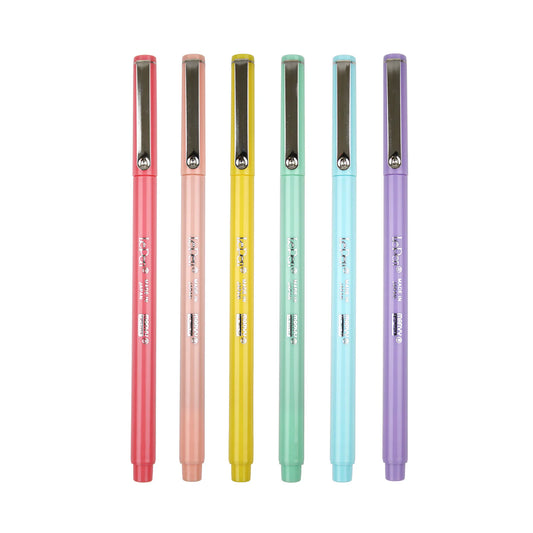 LE PEN Pastel Fine Line Pens (6 Colours)