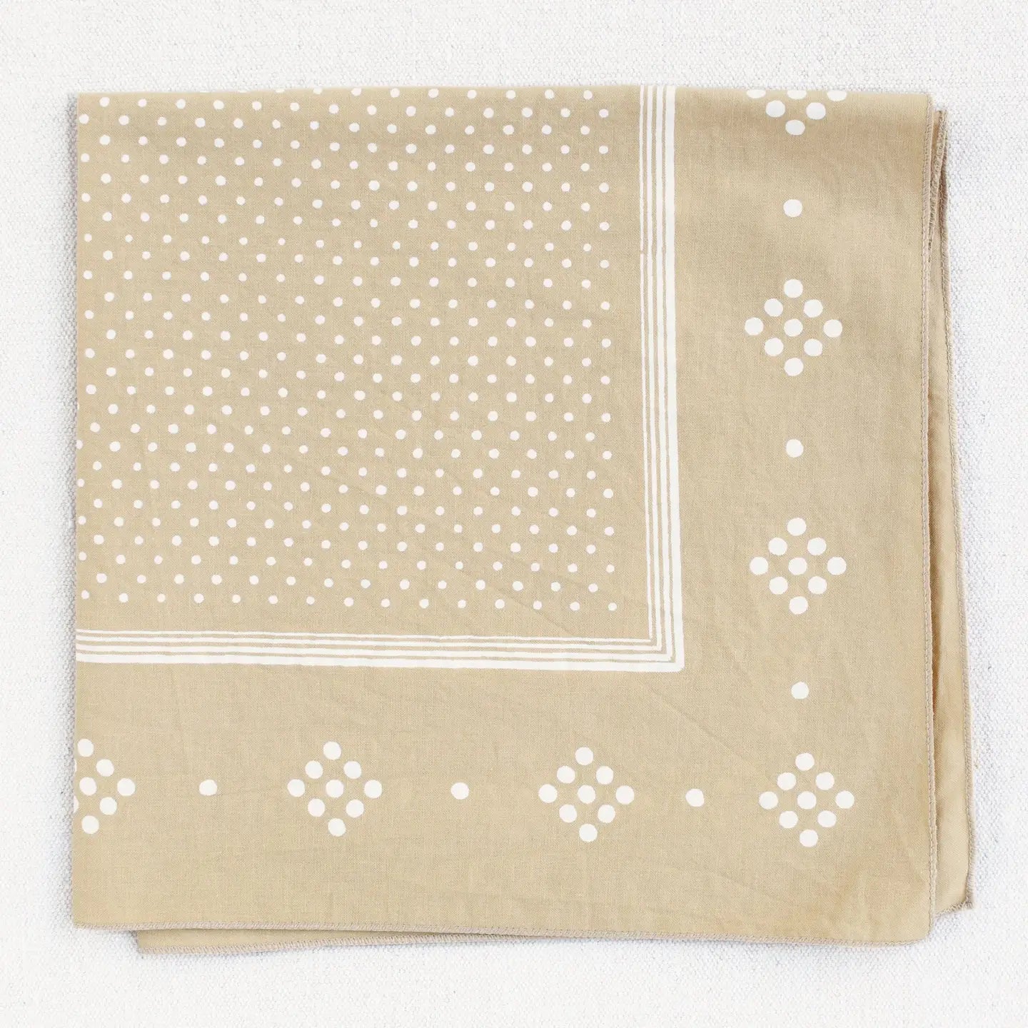 ABRACADANA Sand Polka Dot Bandana