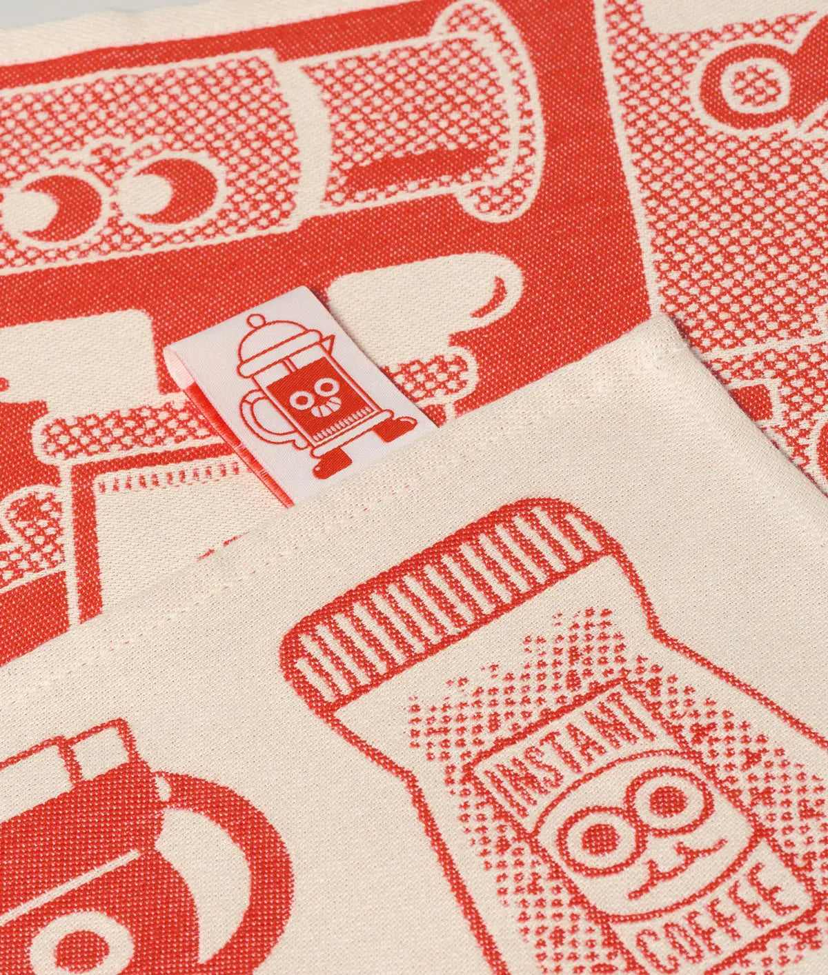 ELLIOT KRUSZYNSKI Kitchen Coffee Time Tea Towel