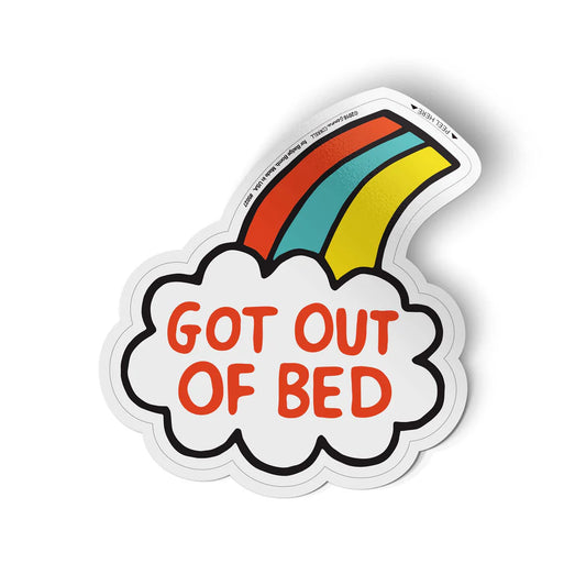 GEMMA CORRELL Got Out Of Bed Sticker