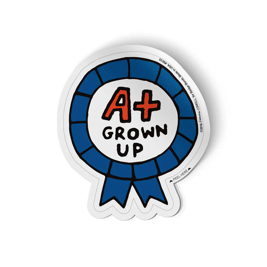 GEMMA CORRELL A+ Grown Up Sticker
