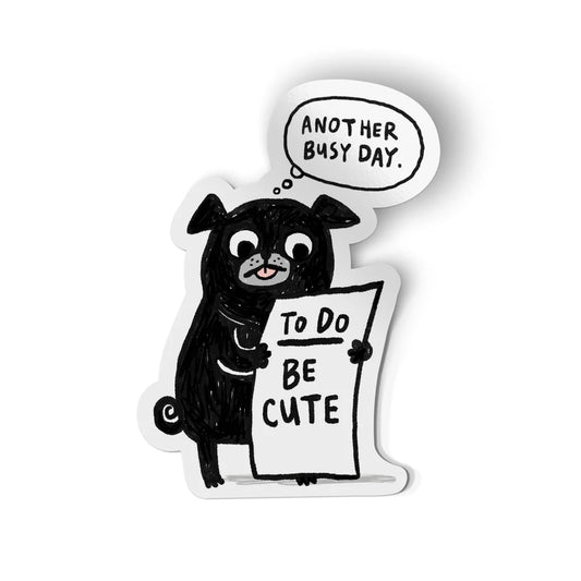 GEMMA CORRELL To Do Dog Sticker