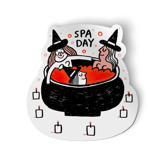 GEMMA CORRELL Spa Day Sticker
