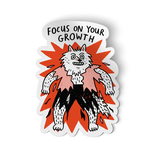 GEMMA CORRELL Focus On Growth Sticker
