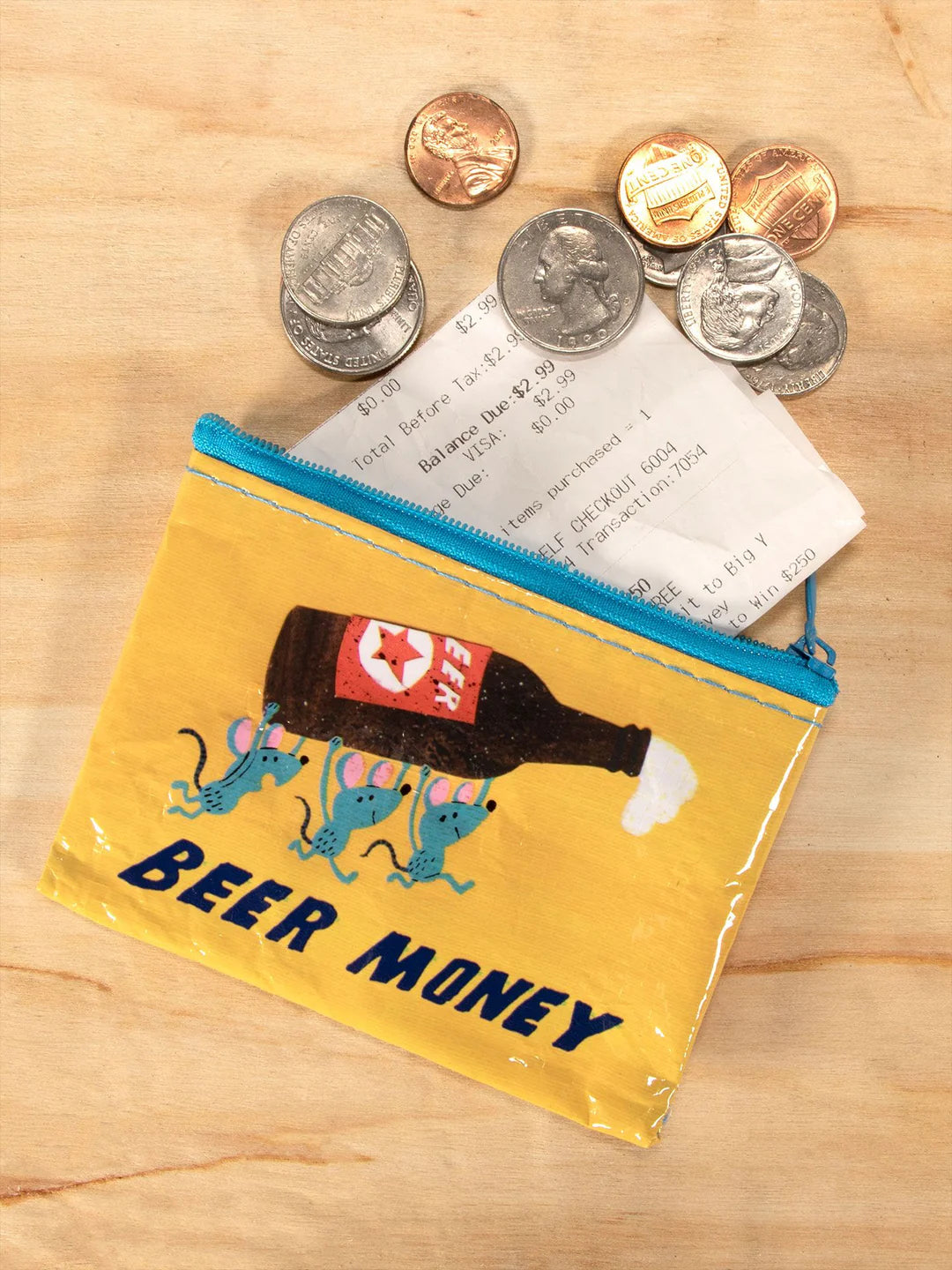 BLUE Q Beer Money Purse