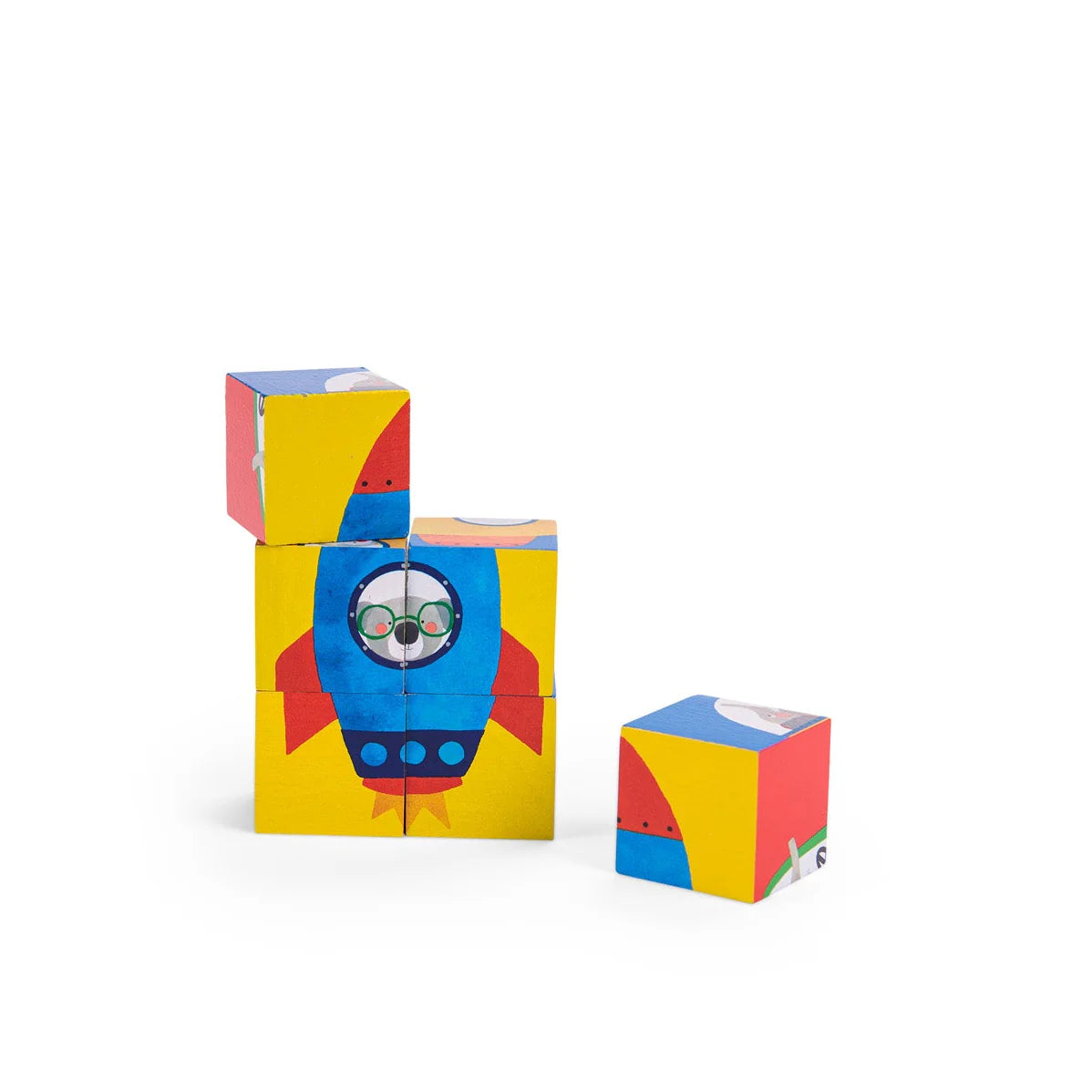 MOULIN ROTY Cubes puzzle Les Popipop