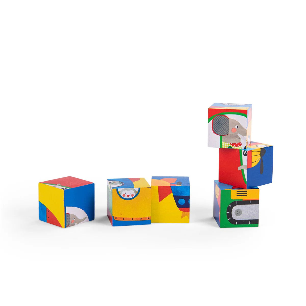 MOULIN ROTY Cubes puzzle Les Popipop
