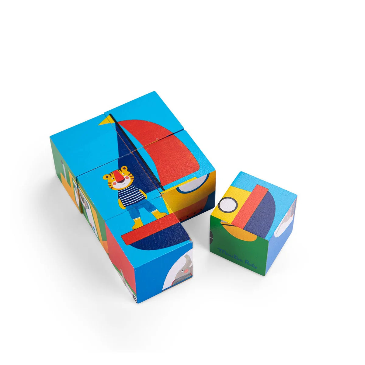 MOULIN ROTY Cubes puzzle Les Popipop