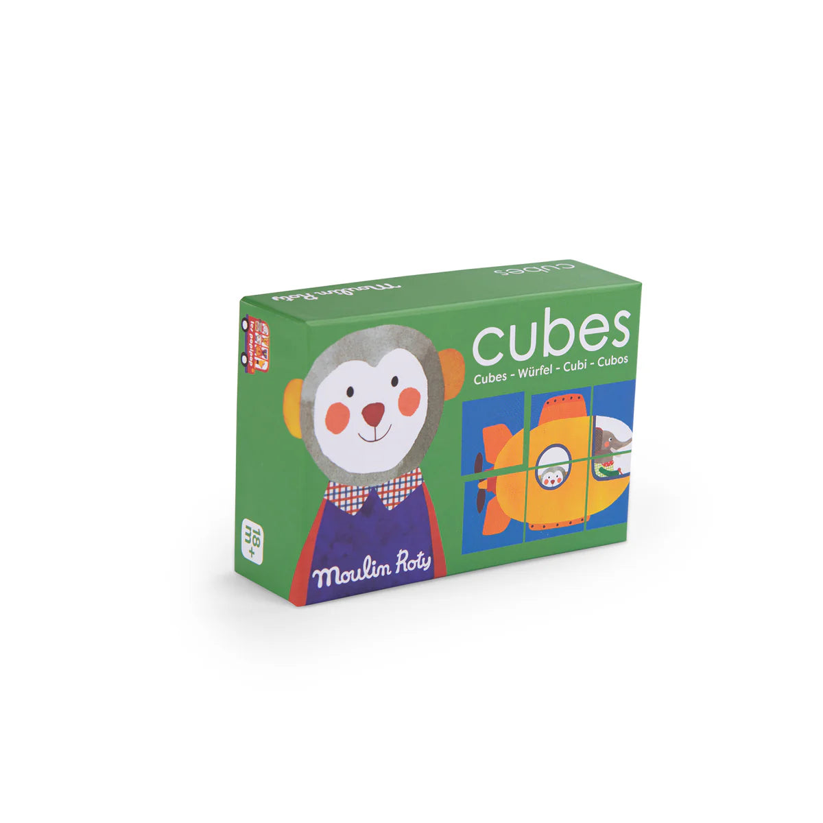 MOULIN ROTY Cubes puzzle Les Popipop