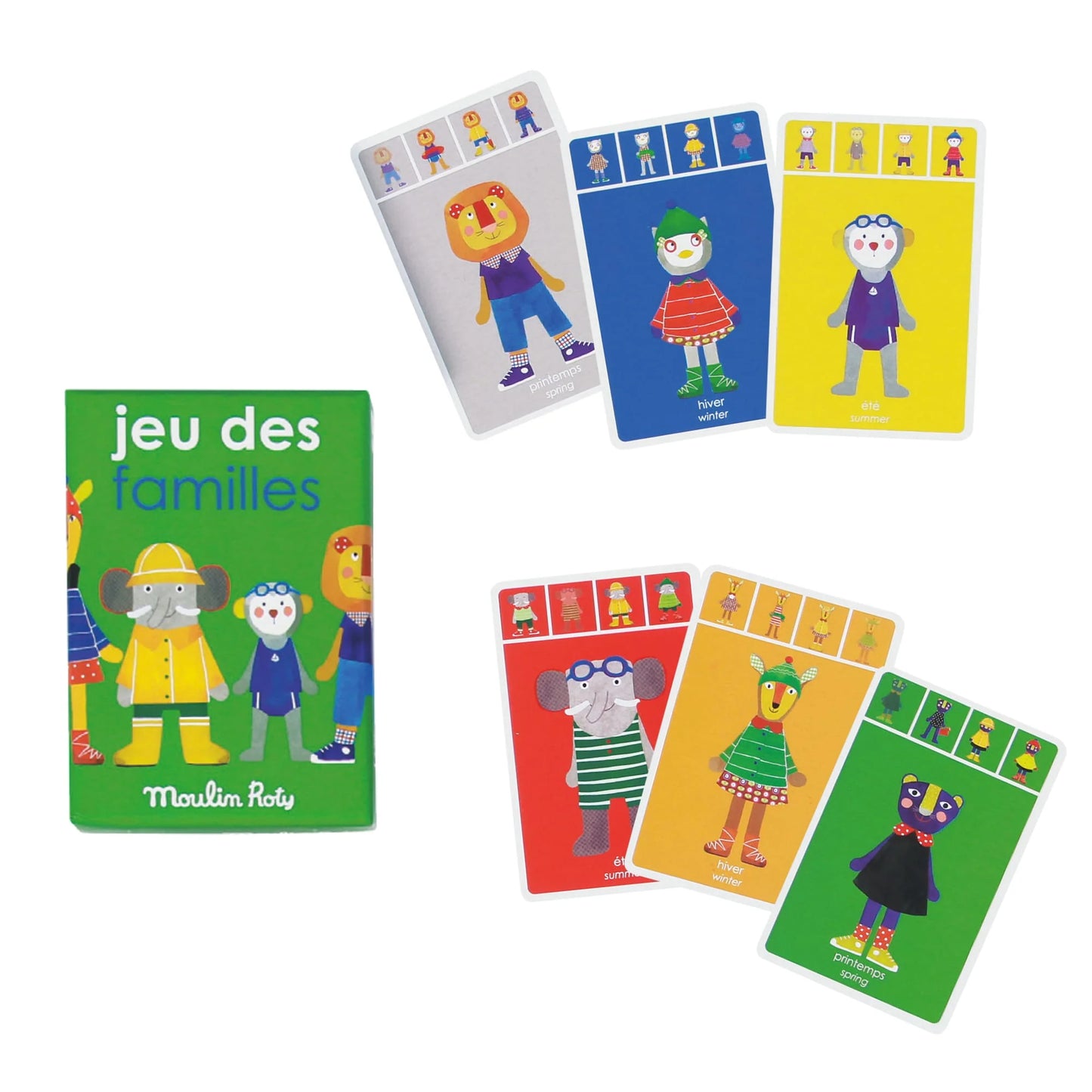 MOULIN ROTY Seven Families Game Les Popipop