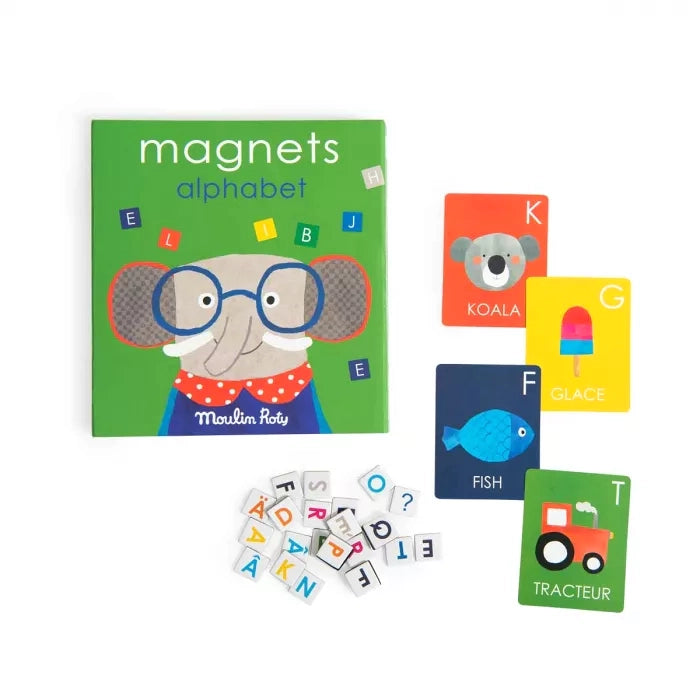 MOULIN ROTY Alphabet Magnets Les Popipop
