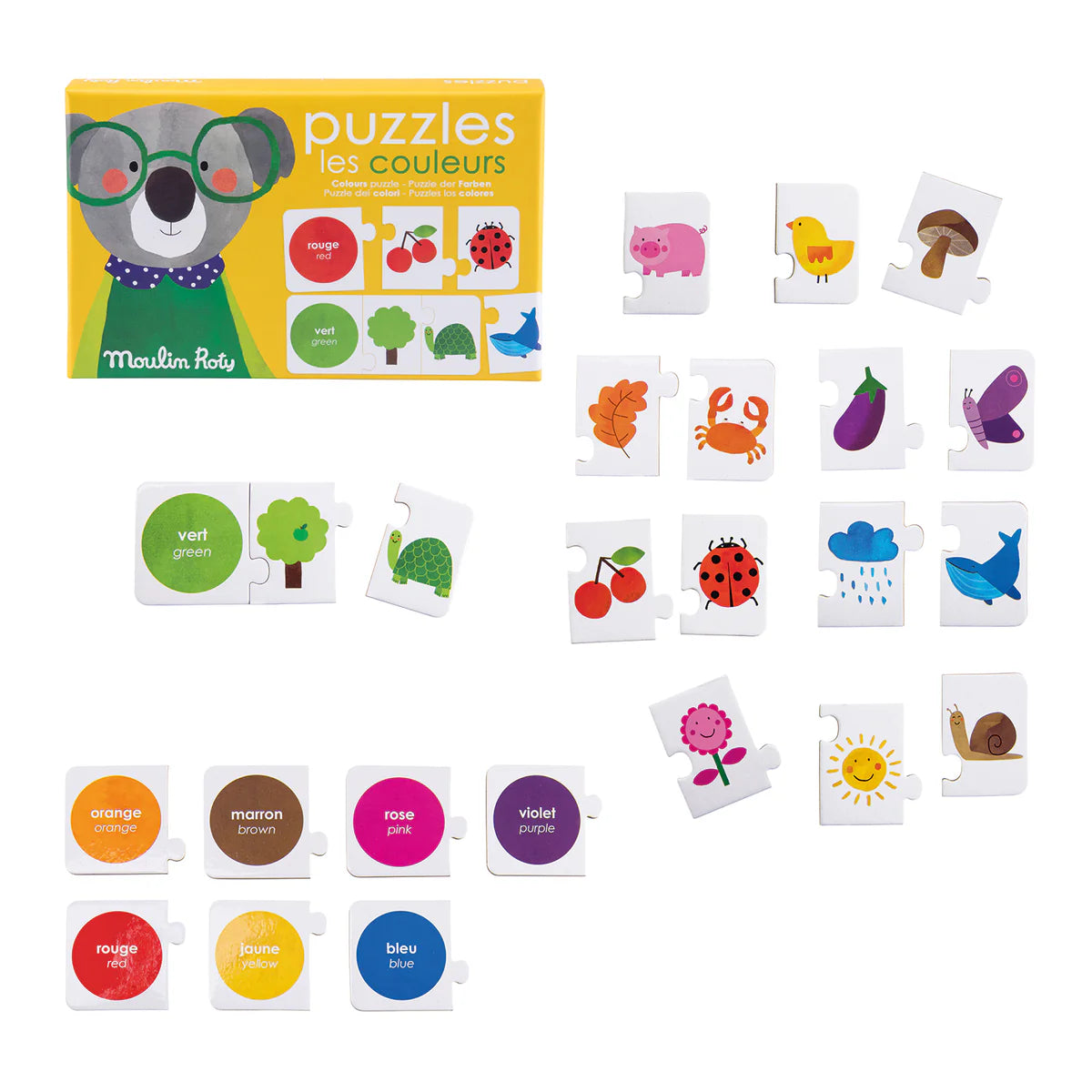 MOULIN ROTY Colour Puzzles Les Popipop