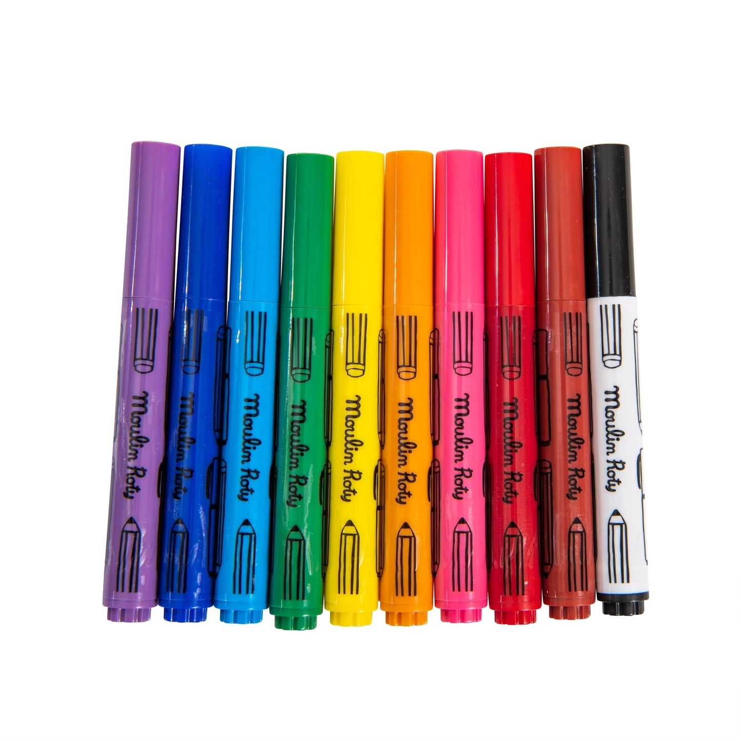 MOULIN ROTY First Felt-tip Pens Les Popipop