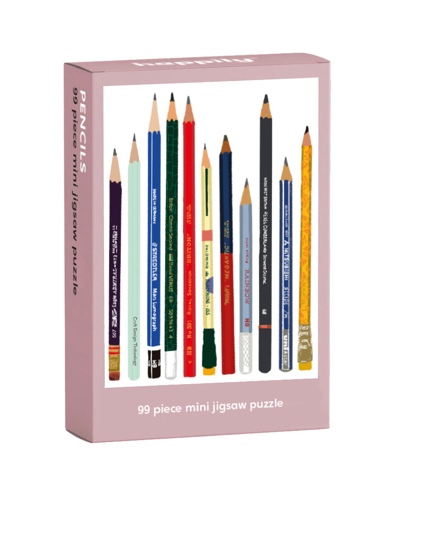 HAPPILY Pencils Mini Jigsaw Puzzle