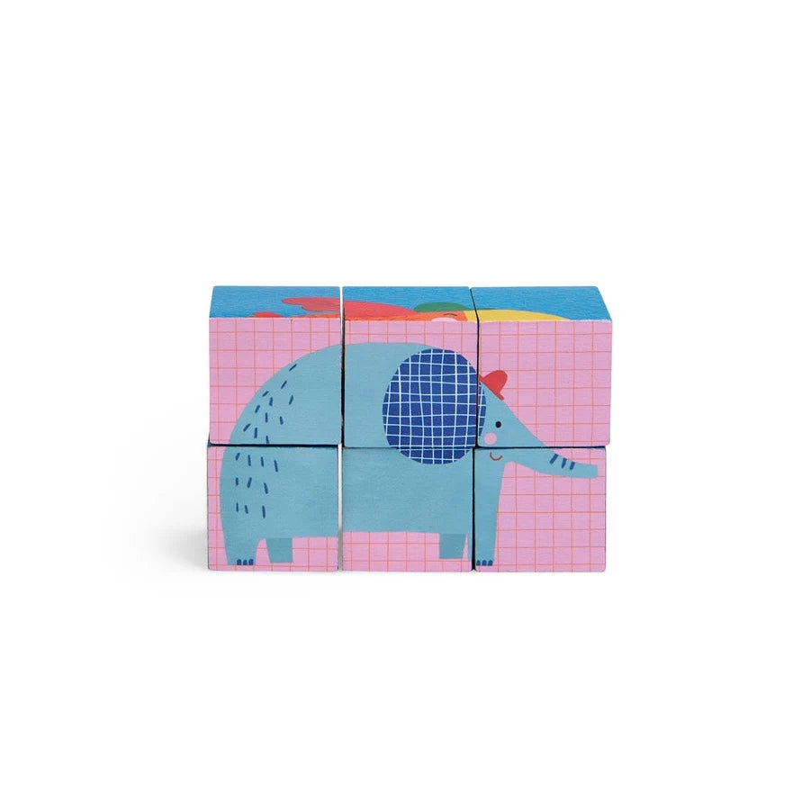 MOULIN ROTY Cubes Puzzle Les Toupitis