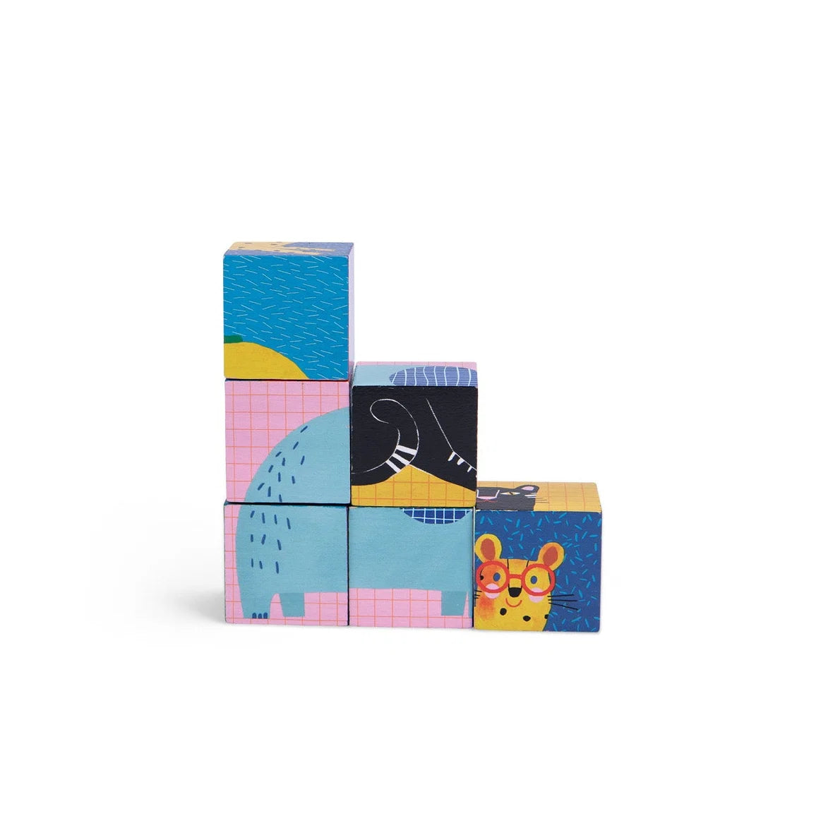 MOULIN ROTY Cubes Puzzle Les Toupitis