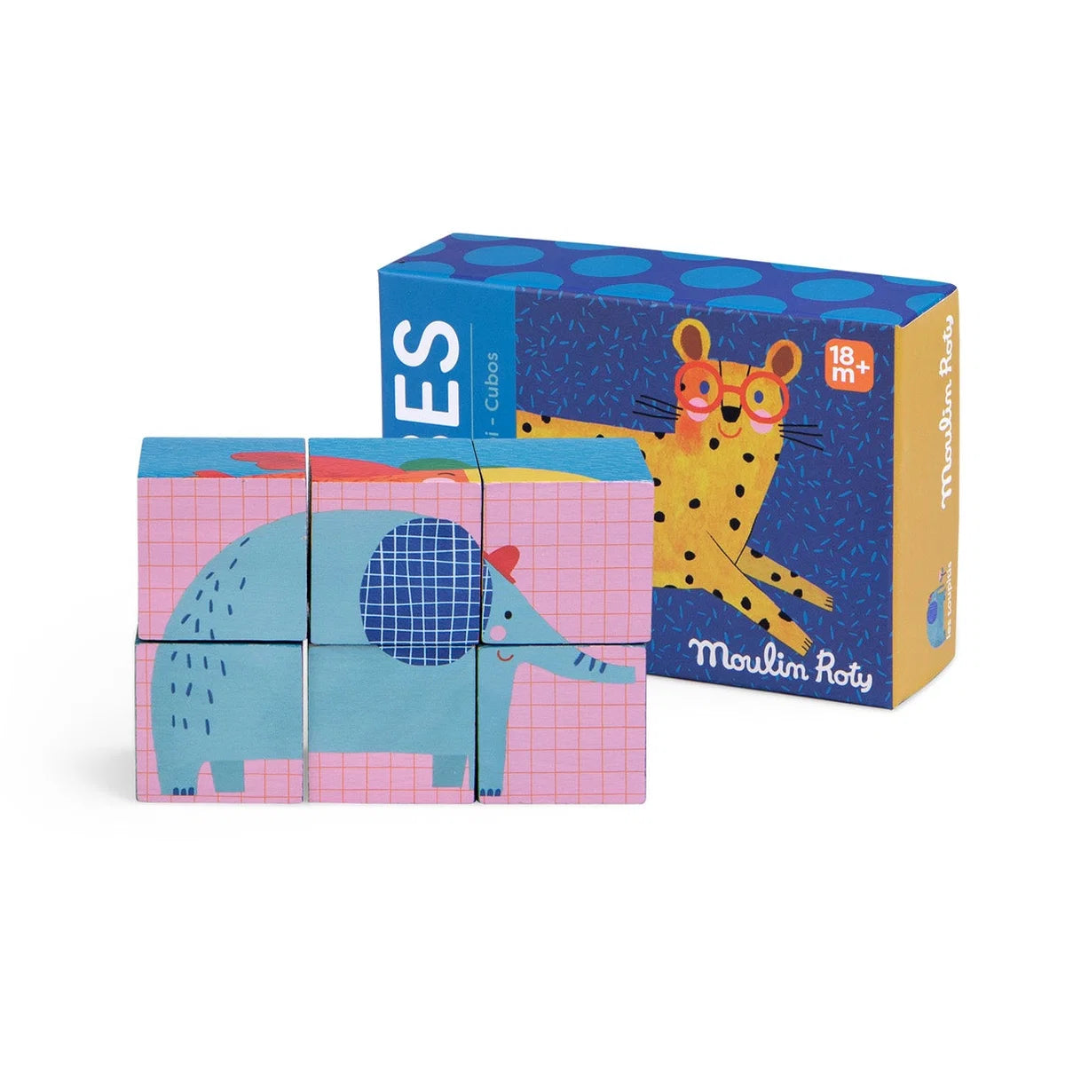 MOULIN ROTY Cubes Puzzle Les Toupitis