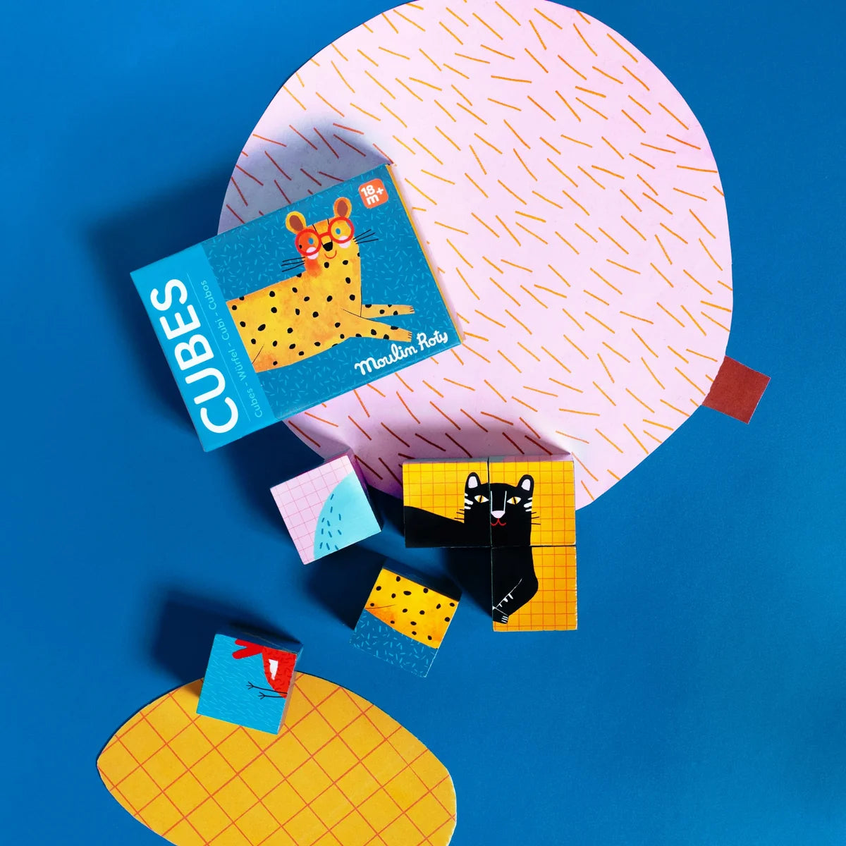 MOULIN ROTY Cubes Puzzle Les Toupitis