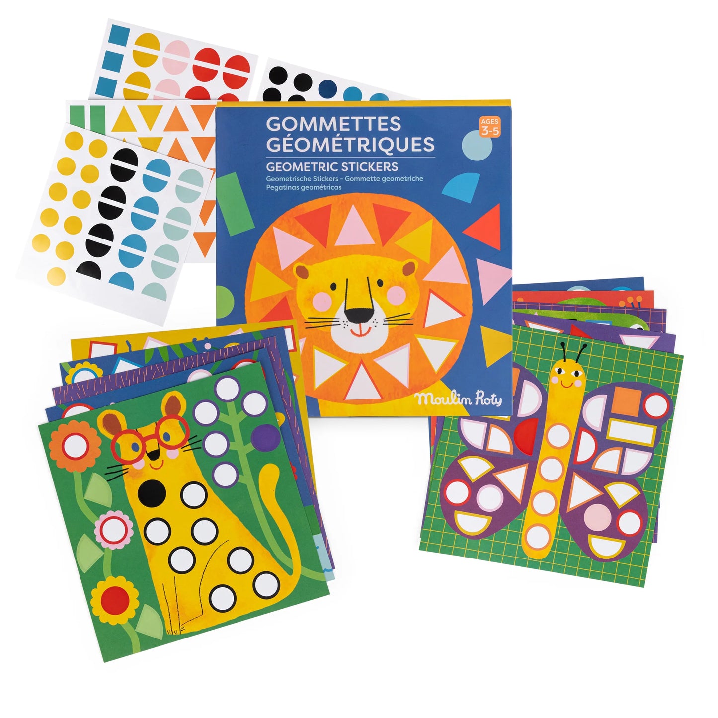MOULIN ROTY Geometric Stickers Les Toupitis