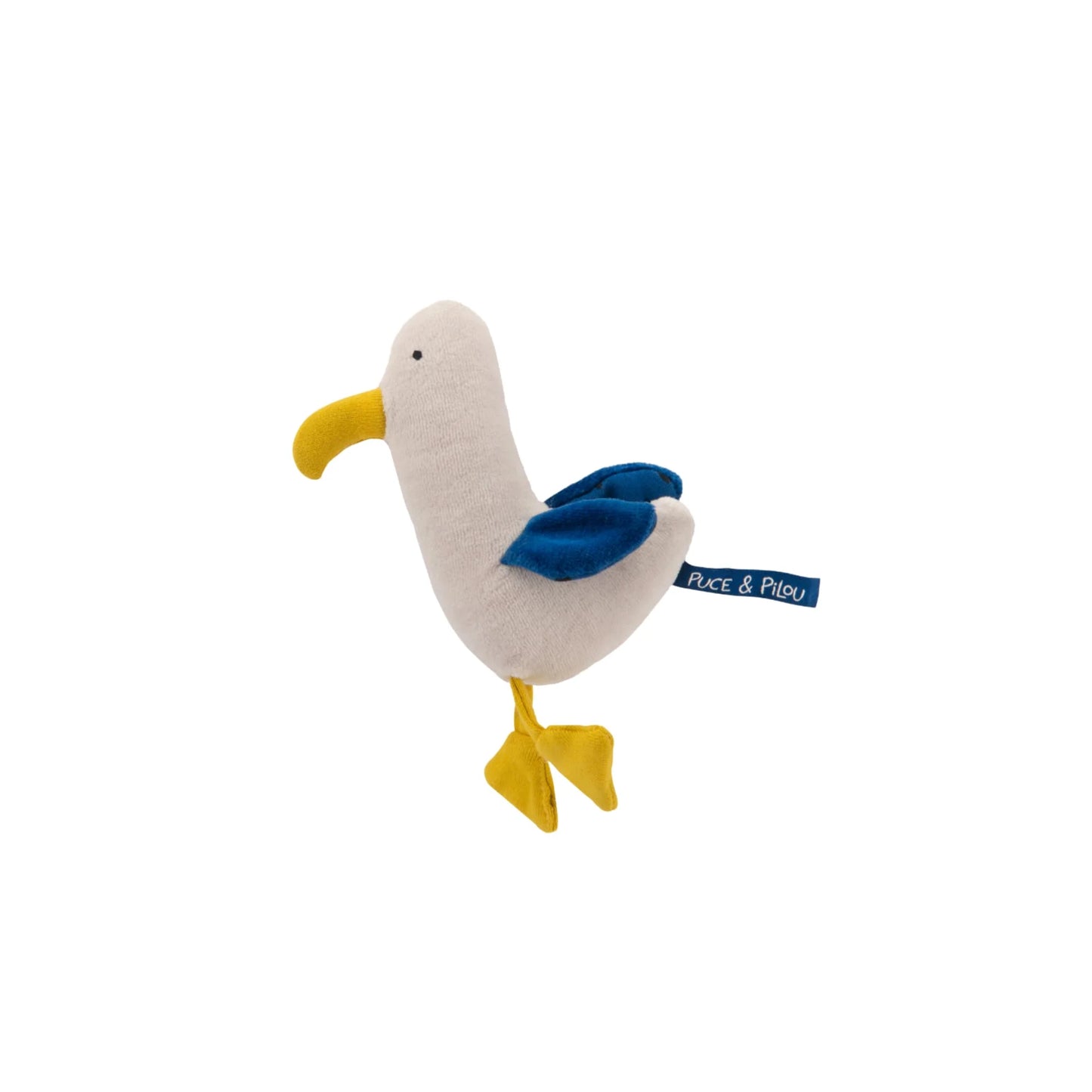 MOULIN ROTY Marco Seagull Rattle Puce & Pilou