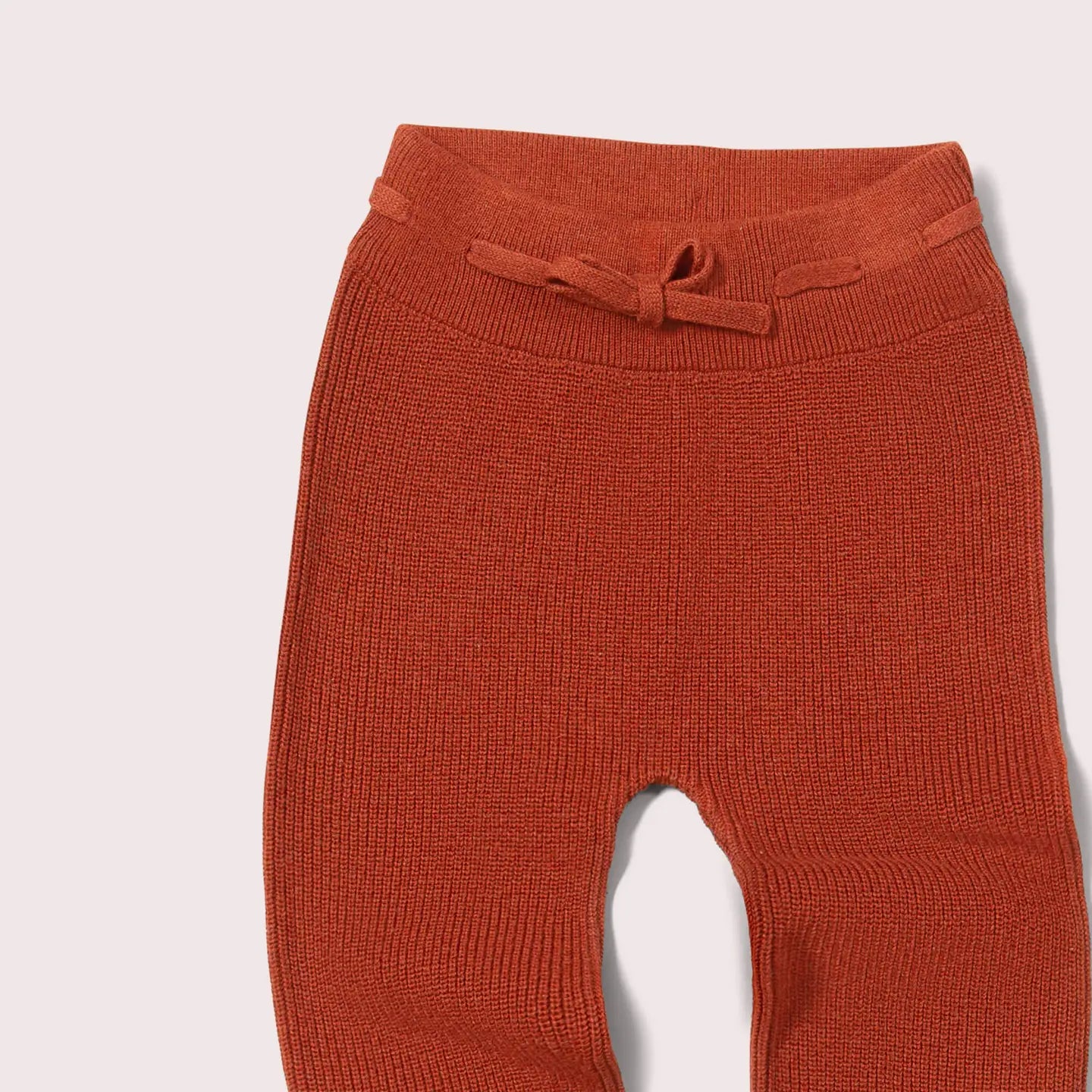 LITTLE GREEN RADICALS Ginger Knitted Joggers