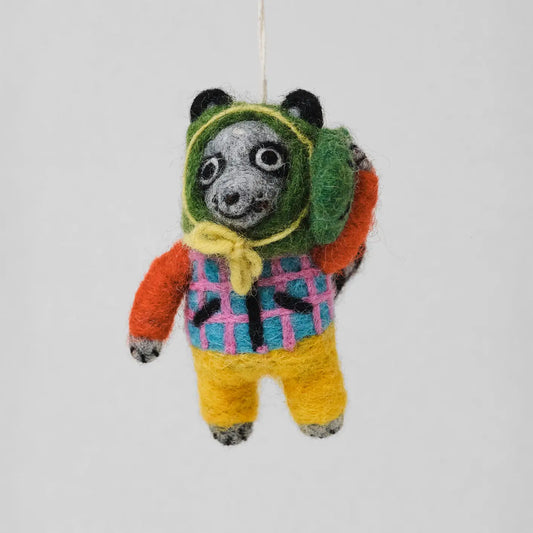 ALICE BOWSHER Raccoon Hanging Decoration
