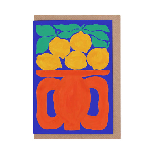 LIV LEE Lemon Bowl Card