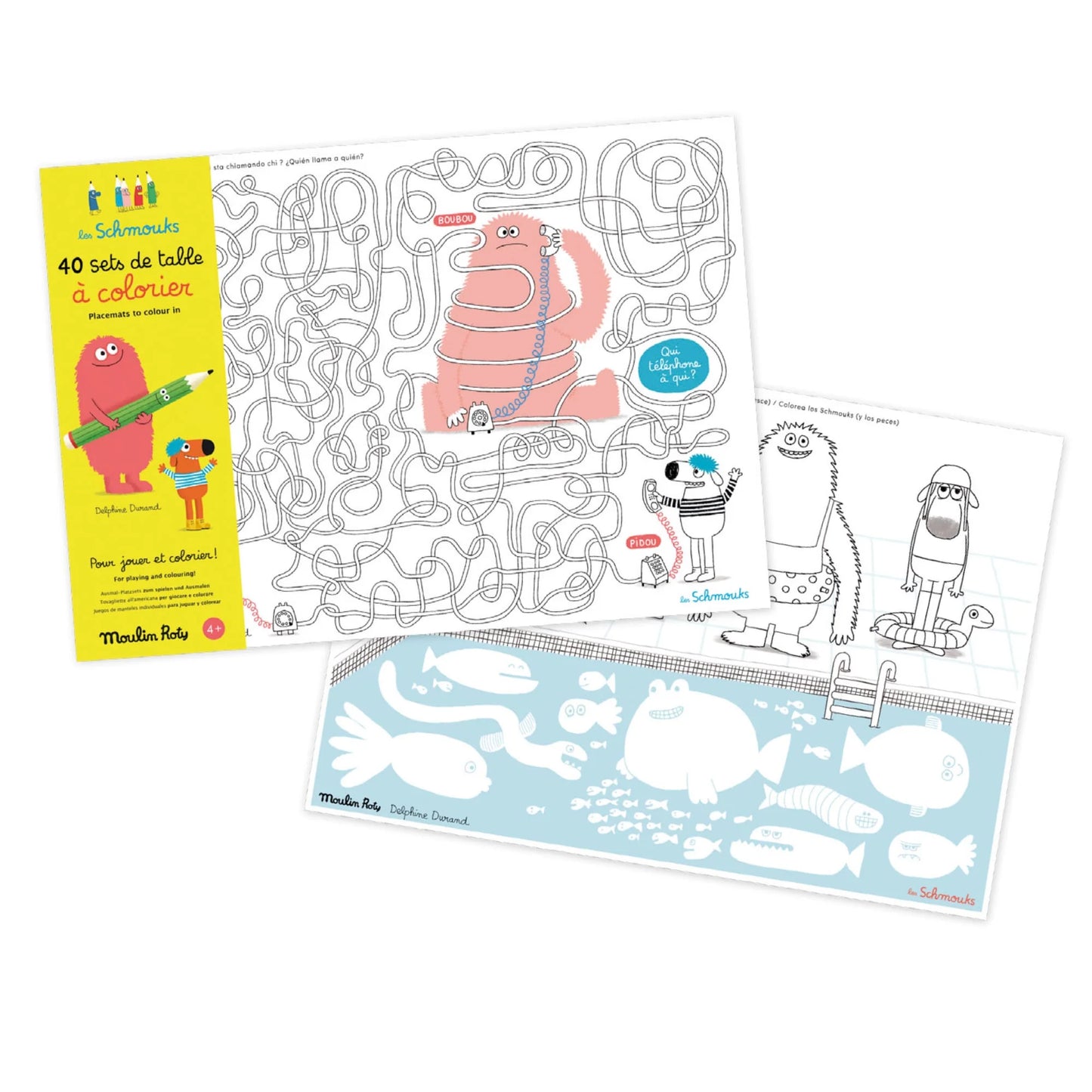 MOULIN ROTY Activity Placemats Les Schmouks