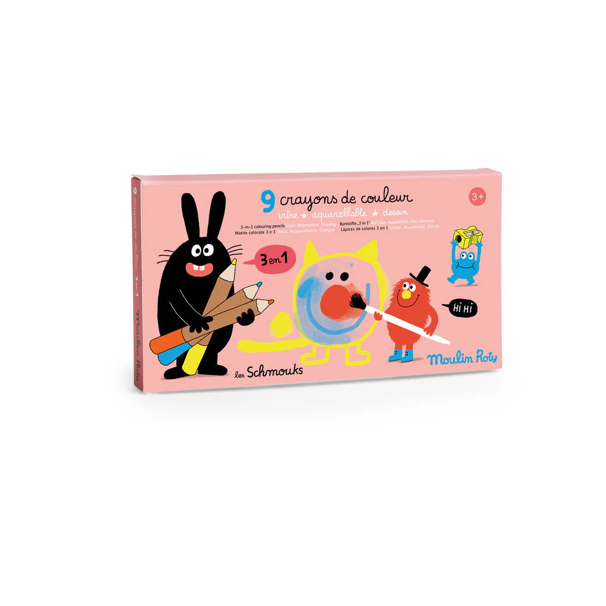 MOULIN ROTY Colouring Pencils Les Schmouks