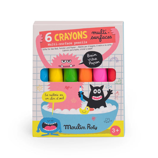 MOULIN ROTY Multi-Surface Crayons Les Schmouks